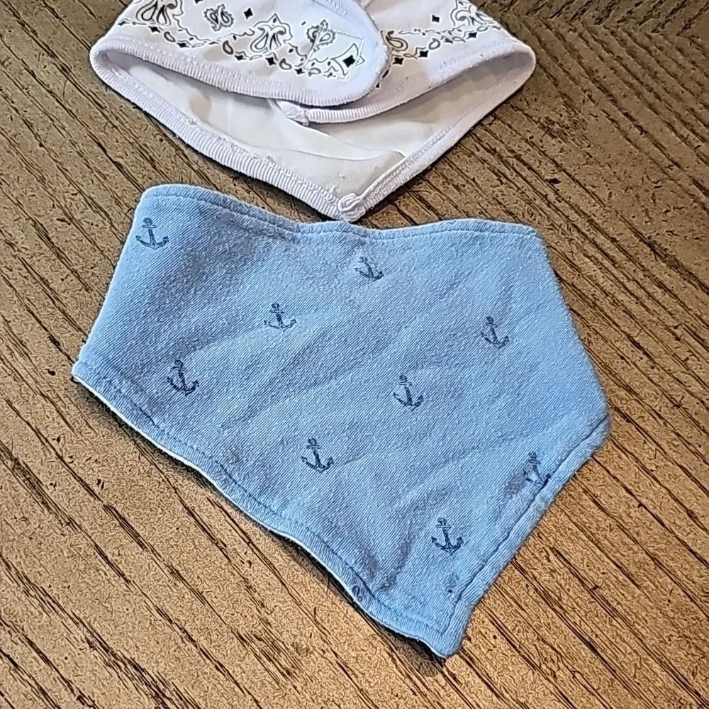 Baby bandana and nautical bib